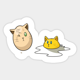 Egg Cats Sticker